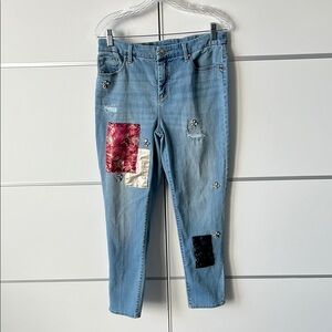 Jeans with Patchwork!